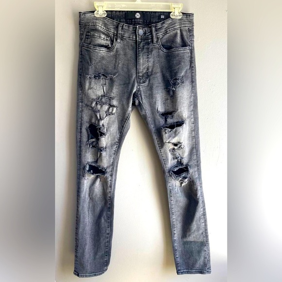 Jordan Craig MenSean Vernon Denim Black, 30/32, Distressed, Reg Rise - Picture 1 of 11